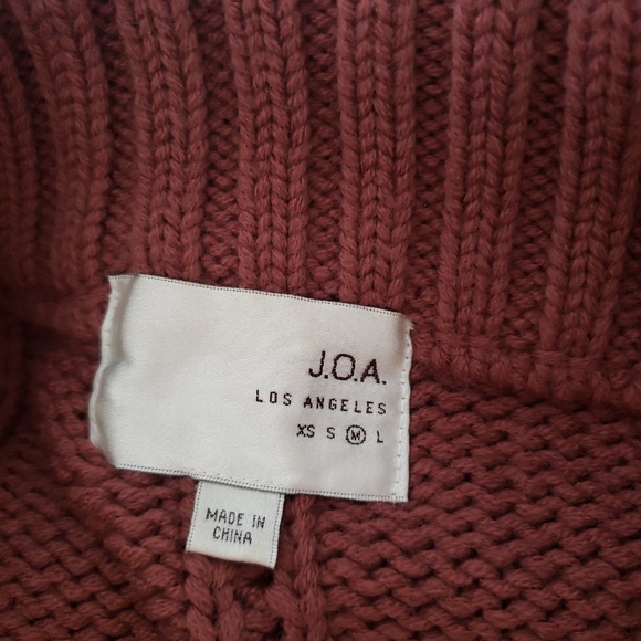 J.O.A. Mauve Knit Sweater - Picture 2 of 7